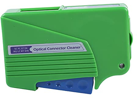Cocoarm Limpiador de Conectores ópticos KC-550, Más de 500 Toallitas de Limpieza para Conectores FC SC LC MU DIN, Material de Microfibra Especial con Pérdida de Retorno de -20 a -50 DB para Técnicos