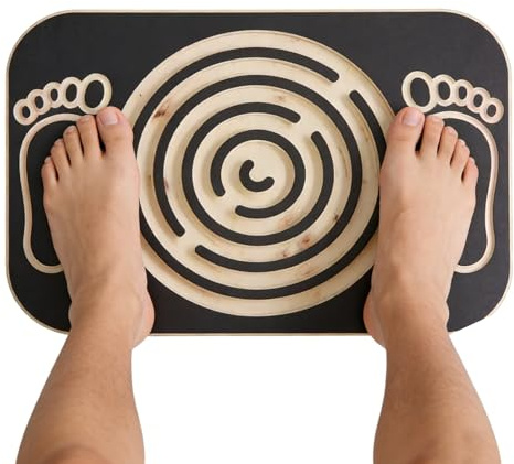 Snedbräda För Vadmuskelsträckning - Balansblock I Trä Med - Fotledssnedbrädor Fitnessutrustning - För Ankel, Häl, Knän, Ben, Gym, Övning, Träning, Kontor, Inomhus, Män, Kvinnor och