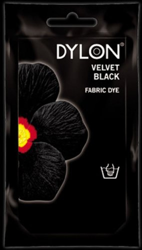 Dylon Fabric & Clothes Dye Hand Wash Only - 12 Velvet Black
