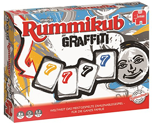Jumbo Spiele 81509 Rummikub Graffiti Legespiel