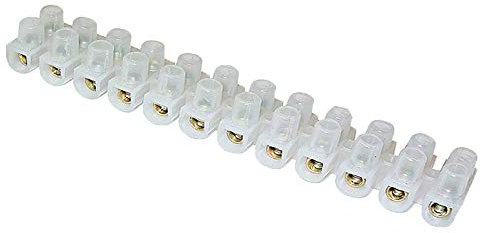 Connector Strip 3 5 10 15 30 60 Amp Terminal Barrier Block Electrical Strip Connector (15 Amp)