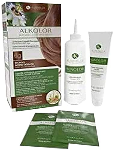 Tinta per Capelli Permanente 6.3 Biondo Scuro Dorato 155ml - Alkemilla
