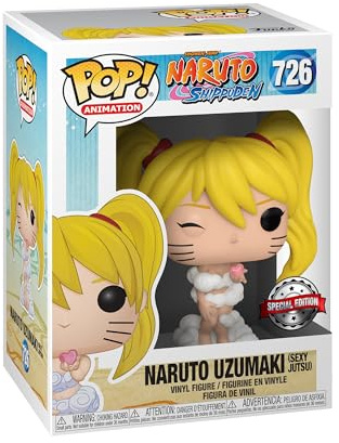 Funko POP! Animation: Naruto - Naruto Uzumaki (Sexy Jutsu) | Offizieller Fanartikel und Merch - Vinyl Sammelfigur als Regal Deko - Geschenkidee zum Geburtstag für Fans und Sammler