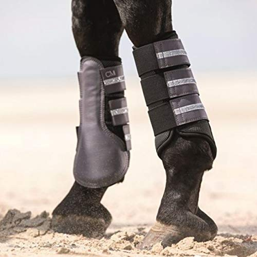 HKM Comfort Mondiale Gamaschen dunkelgrau L