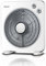 SOGO Ventilador Rotatorio Box-Fan 10 Con Temporizador 60 Minutos - Ventilador Compacto Bajo Ruido Para Dormitorio - 3 Velocidades - Rejilla Giratoria Multidireccional