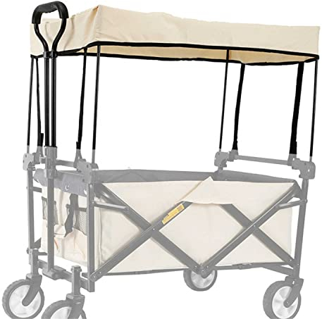 TMXK Dach fr Bollerwagen - Faltbare Markise Baldachin fr Gartenanhnger Handwagen, Zum Einkaufen Camping