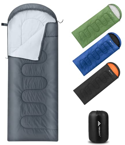 Forceatt Schlafsack 4 Jahreszeiten Schlafsack kleines packmaß Winterschlafsack Deckenschlafsack Camping, Reise, Festival Geeignet für Verschiedene Jahreszeiten(1.6KG)