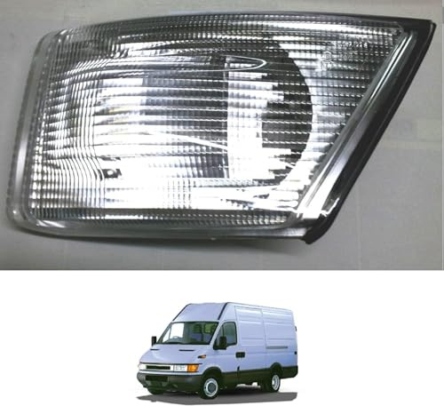 Generico FRECCIA FARO FANALE COMPLETO ANTERIORE SINISTRO SX BIANCO ADATTO A DAILY IVECO 2000 504104465