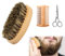 Peigne à Barbe,Brosse à Barbe,Brosse Barbe,Brosse a Barbe Poil de Sanglier,Brosse Barbe Poil de Sanglier,Brosse a Barbe Poil De Sanglier,Ciseaux à Barbe,Ensemble Brosse et Peigne à Barbe,3pcs