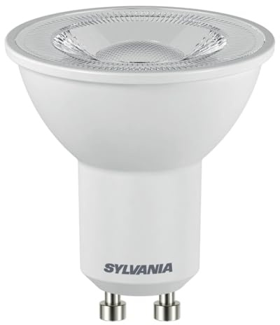 SYLVANIA Lot de 3 ampoules LED GU10 - 4,2 W REFLED ES50 - Non dimmable - Blanc neutre (4000 K) - Angle d'éclairage 36° - Projecteurs économes en énergie - Durée de vie de 15 000 heures