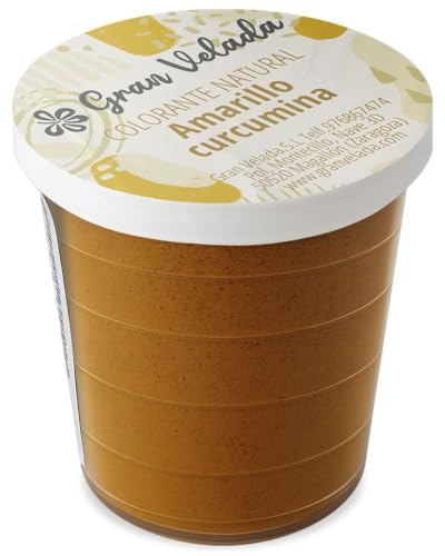 Natürlicher Farbstoff, gelb, aus 100 % pflanzlichem Ursprung, ideal für Cremes und Seifen, intensive Farbe und schöner Ton, Kurkumawurzel, kosmetische Inhaltsstoffe, wasserlöslich