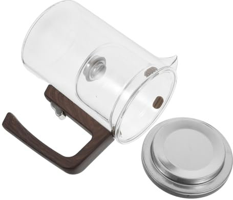 PRETYZOOM Théière Verre Transparent avec Infuseur Amovible Contenance pour Thé Vrac Eau Chaude et Glacée Facile à Nettoyer