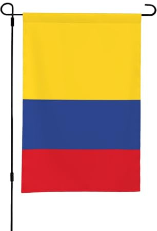 Flag of Colombie 12 x 18 pouces - Drapeau décoratif double face - Outdoor Garden Flags, parfait pour patio, bedroom, et jardin
