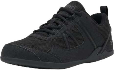 Xero Shoes Men's Prio Neo Athleisure Shoe, Black, 11 | Zero-Drop Barefoot Fit, Breathable Mesh Upper, Adjustable Midfoot Straps, Wide Foot-Shaped Toe Box, FeelTrue Sole
