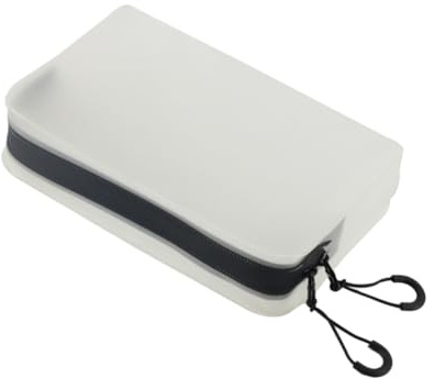 PACKOVE Trousse de Toilette Double Fermeture Éclair et Grosse Capacité Portable en Eva Imperméable Facile à Nettoyer Ranger, pour Voyage et Usage Extérieur pour Voyage Usage Extérieur