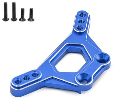 Gissroys Placa de torre de choque frontal de aleación de aluminio para 1/10 piezas de actualización de automóviles soporte protector amortiguador rack profesional controlador de control remoto