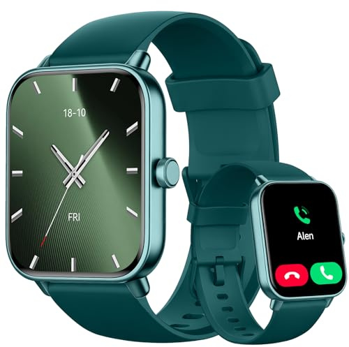 Gydom Smartwatch Herren 1.85 Smart Watch mit Alexa, Herzfrequenz/SpO2/Kalorien/Stress- und Schlafmonitoring, IP68 Wasserdicht Fitnessuhr mit Telefonfunktion, 100+ Sportmodi Sportuhr für iOS Android
