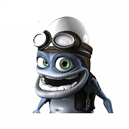 13 cm x 11,9 cm für lustige Crazy Frog Anime Auto Aufkleber Vinyl JDM Stoßstange Kofferraum