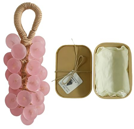 Savon Pour Le Bain,Nettoyant Naturel Fabriqué à La Main En Forme De Raisin - Savon Pour Le Corps | Pour Hommes, Femmes, Maison, Voyage, Santé, Ménage, Hygiène, Peau, Douche
