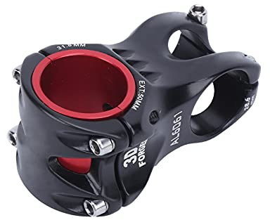 Adfaga Mountainbike-Vorbau, kurzer Lenkervorbau, 31,8 35 mm 50 mm, leichte Aluminiumlegierung, CNC-gefräst, hochfest, langlebig, widerstandsfähig, für Rennrad, Mountainbike, Fixed-