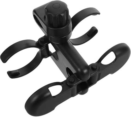 UKCOCO Soporte para Botellas y Bebidas para Carrito de Cochecito y Silla de Ruedas Portavasos Plegable Práctico para Viajes y Paseos Fácil Instalación y Uso con Diseño Estable y Reducido