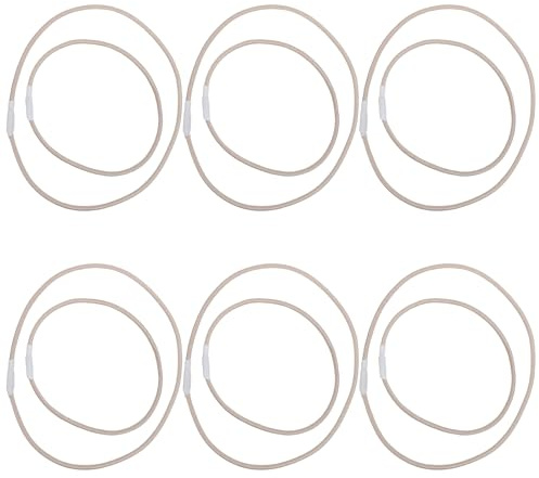 Garneck 12 Pezzi Elastici per Microfono in Gomma Resistente, Anelli di Ricambio Supporto Antiurto per Microfono, Accessori per Studio, Podcast e Registrazione Audio Professionale