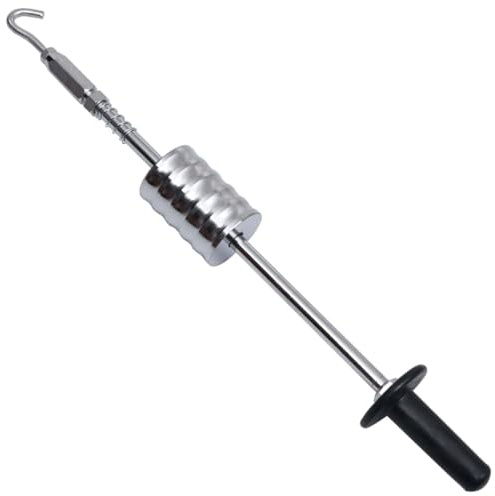 Martello scorrevole con gancio 65 cm in acciaio al carbonio per riparazione carrozzeria di ammaccature e ammaccature Strumento professionale per officine