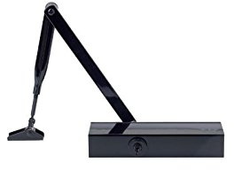 Chiudiporta tutti i profili DORMA - braccio standard - frenata apertura - forza 2/4 - nero - 27112219