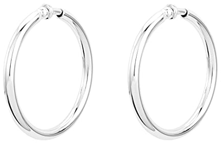 Traveller Ohrclip Creolen - Damen - Goldfarbe - Ø 33mm - 155050