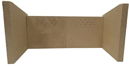 HD Stove Glass UK Ltd - Dunsley Highlander 8 Enviroburn Heat Resistant Replacement Premium Vermiculite Fire Brick Set Easy Fit