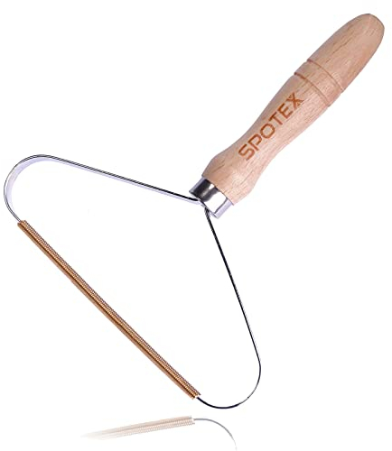 SPOTEX 1 PC Manual Double Sided Lint Remover for Home Furnishings, Clothes & Autos