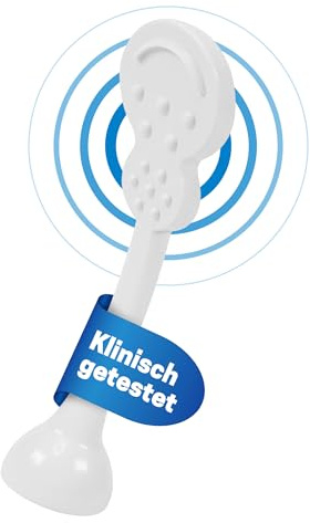 emmi-dent 1x Zungenaufsatz I Ultraschall Zungenreiniger optimiert für emmi-dent Ultraschallzahnbürsten der Metallic-, Go- & Professional-Serie I reduziert Mundgeruch & Bakterien auf der Zunge