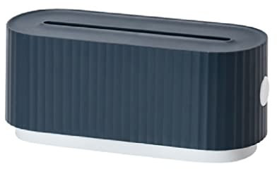 Scatola di gestione cablata con telaio del telefono Scatola di immagazzinaggio dell'organizzatore del cavo del coperchio della barra della presa di corrente (Color : Blue)