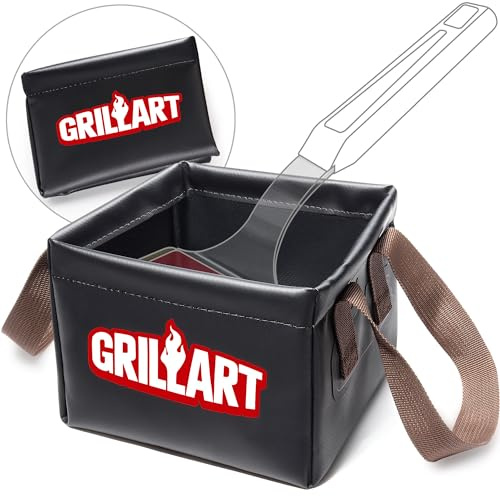 GRILLART Grill Brush Bristle Free, Soak Basin, Perfect Partner for SteamWizards Grill Brush (Only Soak Basin No Grill Brush)