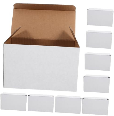 COHEALI 10 Stück Wellpappe-umzugskartons für Wein Verpackungsmaterial für Unternehmen Versandkartons Aus Wellpappe Aufbewahrung mit Mehreren Gittern