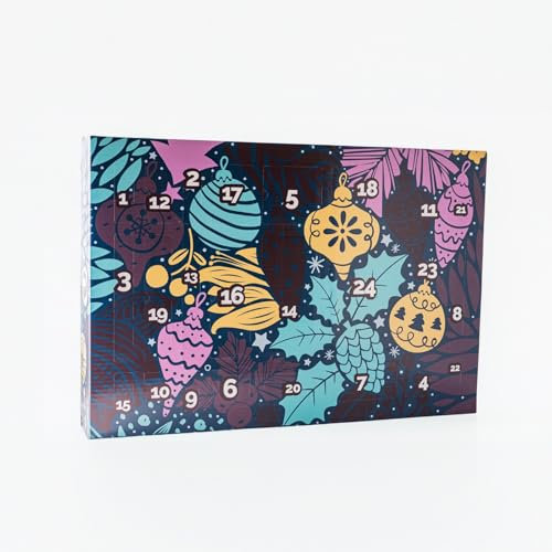 Elly Momberg Premium Deluxe Veganer Adventskalender 2025 – Ohne Zuckerzusatz | Glutenfrei und Sojafrei | Ohne Maltit & Sucralose | Keto- und Low-Carb-Gourmet-Box 2Kg