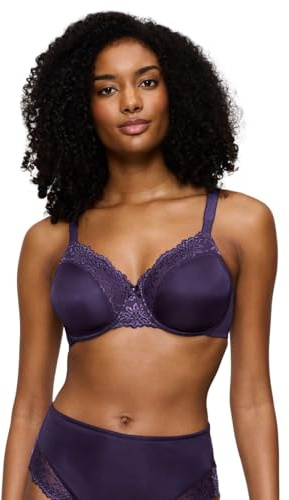 Triumph - Ladyform Soft W - Reggiseno minimizzatore, Royal Viola, 5F