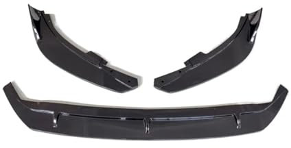 Auto-Frontspoiler Für Ford Für Focus 4th Gen Mk4 Für ST-Linie 2018 2019 2020 2021 ABS Auto Front Stoßstange Splitter Lip Diffusor Spoiler Schutz Körper Kits Frontstoßstange(Glossy Black)