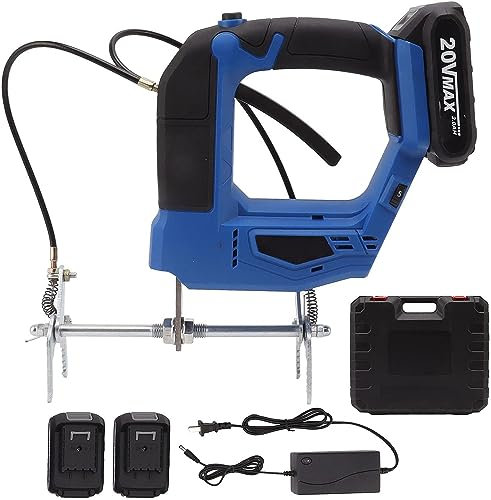 Aspirateur d'abeilles électrique, secoueur d'abeilles électrique portatif rechargeable, machine à secouer le miel électrique sans fil, outil d'apiculture avec boîte de rangement (couleur : bleu)