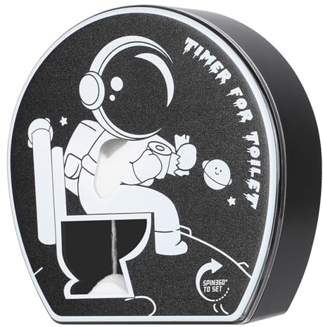 Tyatiyzn 5 Minuten Sanduhr-Timer für die Toilette, Kreative Stundenglas Sand Toilette Sanduhr Timer, Geeignet als Vatertags-, Ehemann- und Sohn-Geburtstagsgeschenk