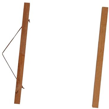 Posterrahmen, Sägemehl-Posteraufhänger mit 4 Holzstreifen, Posteraufhänger, Magnetischer Bilderrahmen für Poster, Drucke, Fotos, Stoff (30cm)