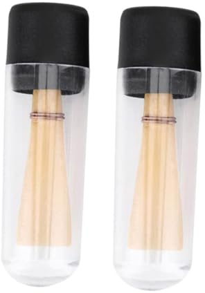 Fagottrohrblatt Zubehör für Bassoon Beige Flexibel | Natürliches Schilf, ohne Grate, Passendes 2 Stück, Instrumentenzubehör für Alltag