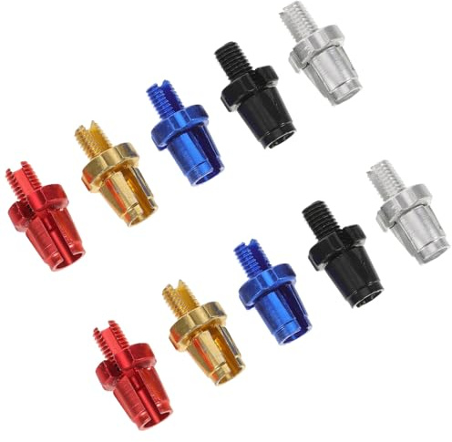 UPKOCH 10pcs Bicycle Brake Adjuster Bike Brake Bolt Bike Caliper Adjustment Screw Aluminum Alloy Adjuster