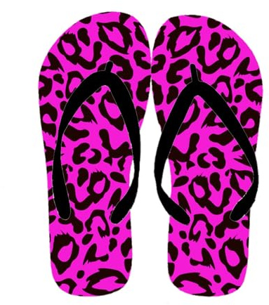 Tongs Femme Tongs décontractées pour Femmes avec Motif léopard idéales pour la Plage la Piscine et Les Sorties Estivales Confortables pour Les et Les Loisirs en Plein air
