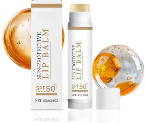 Natural Tinted Lip Balm With SPF 50,Sunscreen Lip Balm,Repairs & Brightens Dark Lips,Moisturizing & Hydrating,Long Lasting,Sun Protection,Smooth Finish,For Dry & Chapped Lips For Men & Women,5g