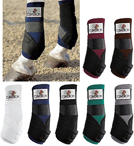 Eskadron Pro Active II - Hinterbeine 2er Set, Größe:Gr. Pony, Farbe:black