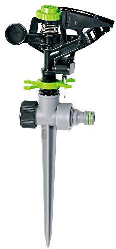 Verdemax 9542 Irrigatore Pulsante Plastica 360 ° O Settore