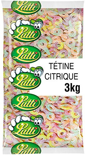 Lutti Tétine Citrique Bonbons en Vrac 3 kg