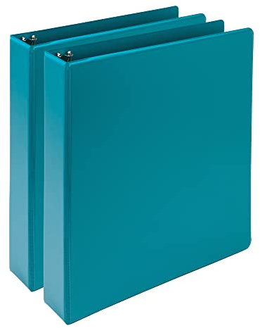 Samsill Earth's Choice™ - Carpeta duradera de 3 anillos de color moderno, anillos redondos de 1.5 pulgadas, hasta un 25% de plástico a base de plantas, ecológica, con base biológica certificada por
