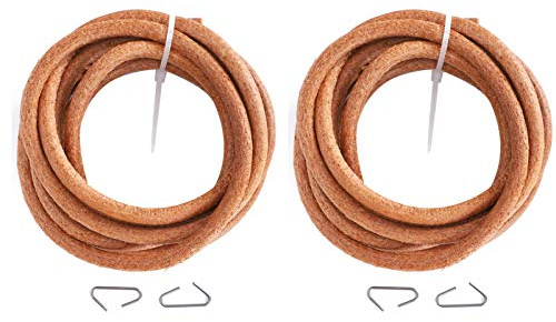 2-teiliges Leder-Nähmaschinen-Antriebsriemen Leder-Tretgürtel-Nähmaschinenzubehör mit Haken zum Austausch der Nähmaschine